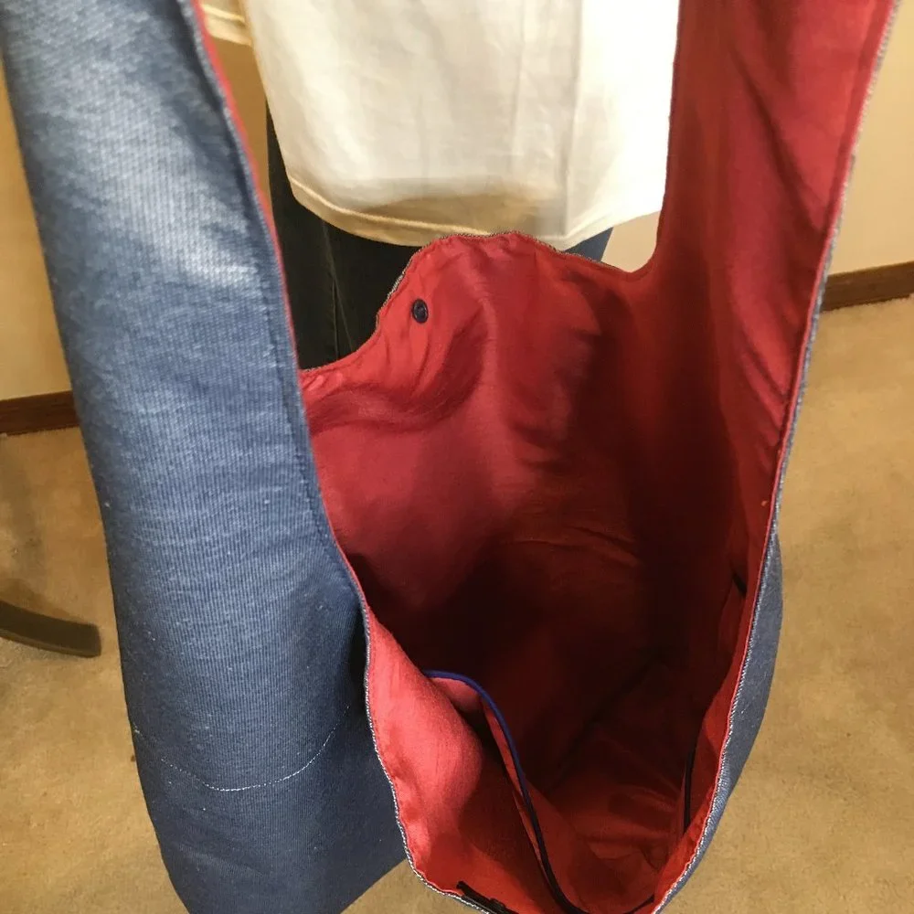 Reversible Carryall Hobo Sack - Teagarden Originals 
